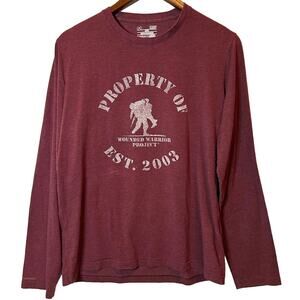 Under Armour Men's Wounded Warrior Project Long Sleeve Shirt Size Small